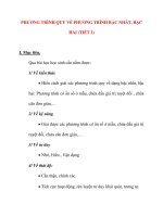 Giáo án Đại Số lớp 10: PHƯƠNG TRÌNH QUY VỀ PHƯƠNG TRÌNH BẬC NHẤT, BẬC HAI (TIẾT 2) doc