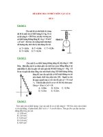 ĐỀ KIỂM TRA 15 PHÚT MÔN VẬT LÍ 12 - Đề 4 doc