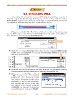 Giáo trình hướng dẫn cách tạo clip quảng cáo bằng kỹ thuật tween trong Macromedia Flash phần 6 potx