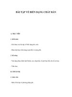 BÀI TẬP VỀ BIẾN DẠNG CHẤT RẮN docx