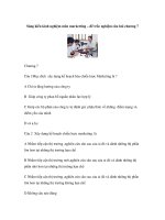 Sáng kiến kinh nghiệm môn marketting – đề trắc nghiệm câu hỏi chương 7 pdf