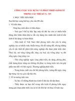 Giáo án Lịch Sử lớp 10: CÔNG CUỘC XÂY DỰNG VÀ PHÁT TRIỂN KINH TẾ TRONG CÁC THẾ KỶ X - XV pot