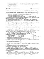 ĐỀ KIỂM TRA VẬT LÍ LỚP 12 THPT NĂM 2011 - Mã đề 011 pdf