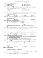ĐỀ KIỂM TRA HKII MÔN: VẬT LÝ pps