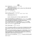 Đề ôn tập môn toán - đề 29 ppt