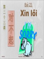 Giáo trình trung văn 3 - Bài 25 pdf