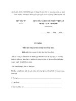 MẪU TỜ TRÌNH Thẩm định công tác khảo sát lập bản đồ địa hình doc