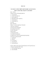 Xây dựng và phát triển thương hiệu tại ngân hàng thương mại cổ phần Á Châu Thực trạng và giải pháp