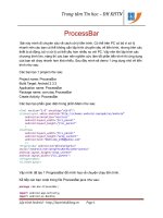 Lập trình Android: Quản lý Tiến Trình ppt