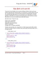 Lập trình Android: Xác định vị trí doc