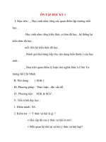 Giáo án Công Dân lớp 10: ÔN TẬP HỌC KỲ 1 ppsx