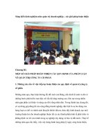 Sáng kiến kinh nghiệm môn quản trị doanh nghiệp – các giải pháp hoàn thiện pptx