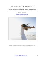 The Secret Behind “The Secret” pot