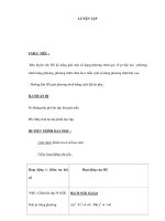 LUYỆN TẬP PHƯƠNG TRÌNH QUI VỀ PHƯƠNG TRÌNH BẬC HAI pdf