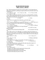 ĐỀ THI THỬ ĐH NĂM 2011 MÔN : VẬT LÍ - ĐỀ SỐ 1 doc