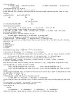 Đề thi trắc nghiệm hóa học - đề 11 docx