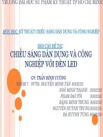 Chiếu sáng dân dụng và công nghiệp với đèn LED