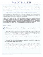 Magic bullets phần 5 ppsx
