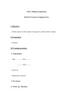 Unit 2: Making arrangementsPeriod 13: Lesson 6: Language Focus pdf