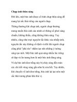 Chụp ảnh thừa sáng pot