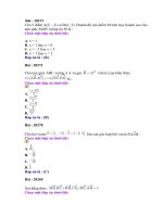 Một số đề ôn thi toán doc
