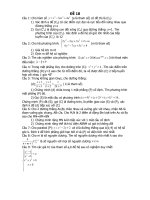 Đề ôn tập môn toán - đề 25 potx