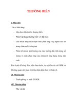 Giáo án Sinh học lớp 9 : Tên bài dạy : THƯỜNG BIẾN doc