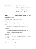 SỔ GIÁO ÁN THỰC HÀNH TRỒNG TRỌT CHĂN NUÔI - GIÁO ÁN SỐ 2 potx