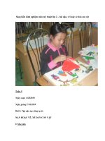 Sáng kiến kinh nghiệm môn mỹ thuật lớp 2 – bài nặn, vẽ hoặc xé dán con vật ppsx