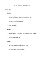 HỆ TOẠ ĐỘ TRONG KHÔNG GIAN (tt) docx