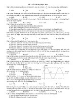 ĐỀ 1 - ÔN THI ĐẠI HỌC 2011 pdf
