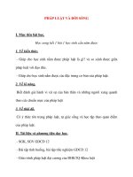 Giáo án Công Dân lớp 12: PHÁP LUẬT VÀ ĐỜI SỐNG ppsx