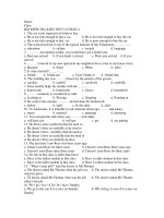 BÀI KIỂM TRA KIẾN THỨC CƠ BẢN 4 pps