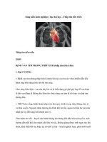 Sáng kiến kinh nghiệm y học đại học – Thấp tim tiến triển pptx
