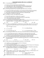 ĐỀ THI THỬ ĐẠI HỌC MÔN VẬT LÝ – MÃ ĐỀ SỐ 9 potx