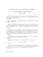 Đề toán học lớp 12 - đề 3 potx