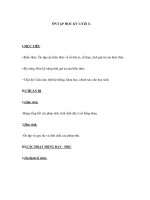 ÔN TẬP HỌC KỲ I (Tiết 1) ppt