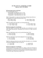 Đề thi môn toán tài chính docx