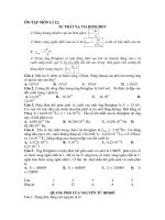 ÔN TẬP MÔN LÍ 12: SỰ PHÁT XẠ TIA RƠNGHEN pot