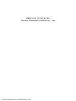 Precast concrete materials, manufacture, properties and usage - Chapter 0 pot