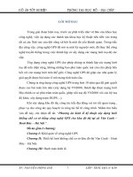 Phương án kinh tế kỹ thuật xây dựng lưới khống chế cơ sở bằng công nghệ GPS cho khu đô thị tại xã Vân Canh