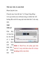 Một máy tính, ba màn hình docx