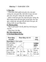 Hình học 7 - TAM GIÁC CÂN pps