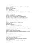 Tiếng anh tại nước Úc pot