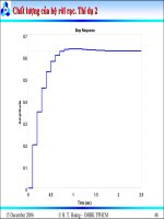 Bài giảng lý thuyết điều khiển tự động - Phân tích và thiết kế hệ thống điều khiển rời rạc part 6 pdf