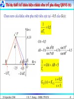 Bài giảng lý thuyết điều khiển tự động - Thiết kế hệ thống điều khiển liên tục part 6 ppt