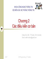 Chương 2 Các điều kiển cơ bản pot