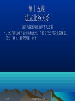 Thư tín thương mại - Bài 15 pps