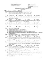 Đ Ề THI CHẤT LƯỢNG M ÔN VẬT L Ý (MÃ Đề 254) pps