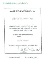 Đề tài: Tận dụng nhiệt khói thải để phát hiện trong các nhà máy sản xuất xi măng với công suất điện 35MW docx